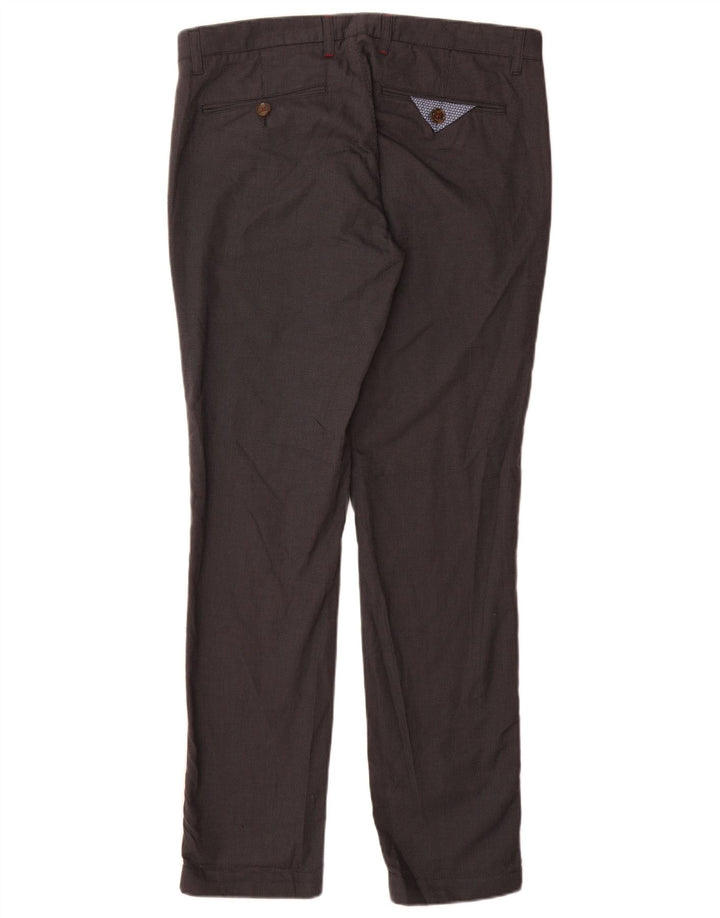 Ανδρικό παντελόνι Ted Baker Slim Suit W34 L32 Γκρι βαμβακερό