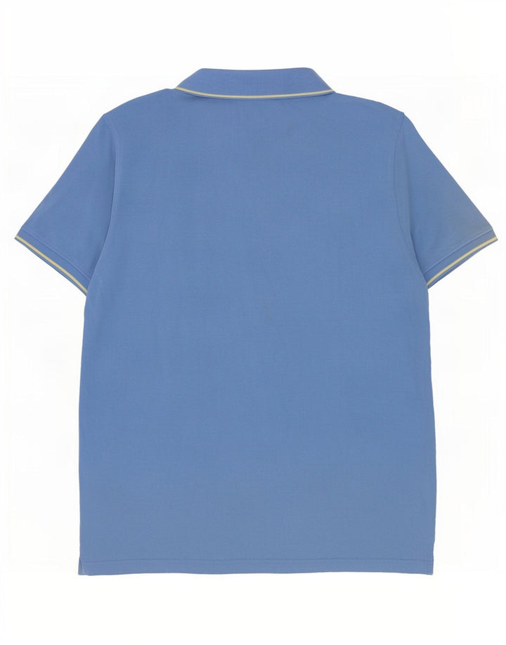 Ανδρικό μπλουζάκι πόλο Crew Clothing, Βαμβακερό μεσαίο μπλε ριγέ