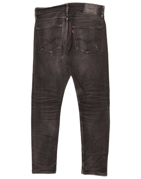 Levi's Mens 512 Slim Tapered Jeans W31 L30 Μαύρο βαμβακερό