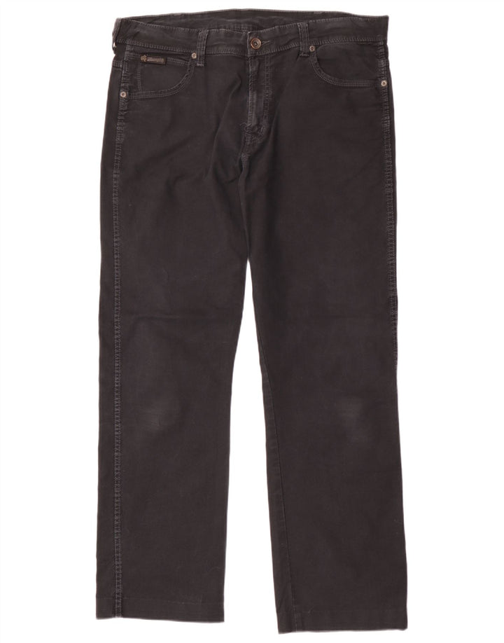 Ανδρικό τζιν Wrangler Clyde Straight W36 L32 Μαύρο βαμβακερό