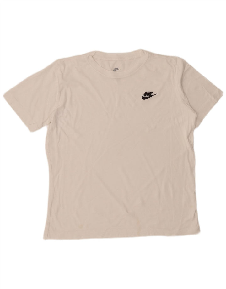 Μπλουζάκι NIKE Boys Top 13-14 ετών XL Λευκό