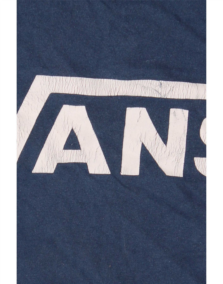 Ανδρικό γραφικό T-Shirt Vans Top XL Μπλε βαμβακερό