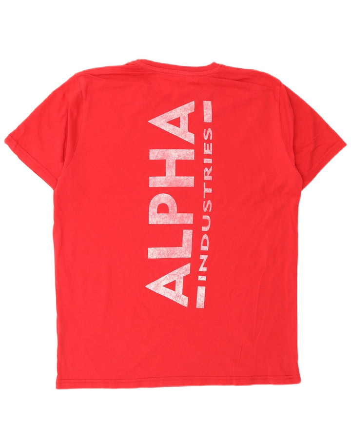 Alpha Industries Ανδρική Μπλούζα Μπλούζα XL Κόκκινη
