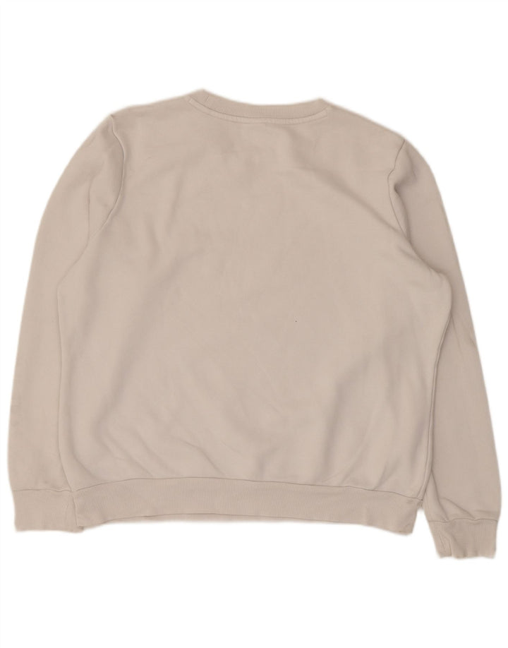Ανδρικό γραφικό φούτερ Puma Jumper μεγάλο λευκό βαμβακερό