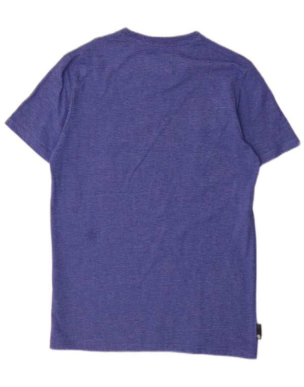 Ανδρικό γραφικό μπλουζάκι Superdry Top Large Blue Flecked Βαμβακερό