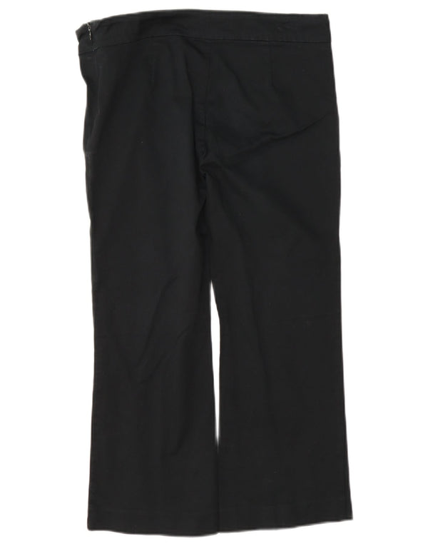 Zara Γυναικείο παντελόνι Capri EU 36 XS W26 L22 Navy Blue Cotton