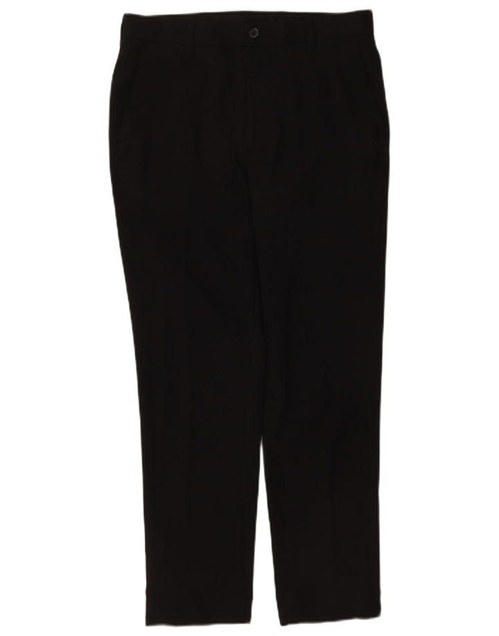 Marks & Spencer Ανδρικό παντελόνι Chino Slim Fit W30 L29 Μαύρο πολυεστέρα