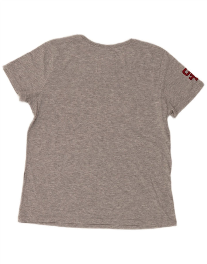 Γυναικείο γραφικό μπλουζάκι Superdry Top UK 14 Large Grey