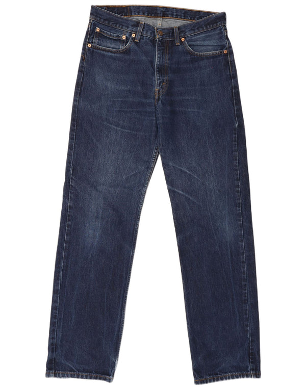 Levi's Mens 751 Straight Jeans W34 L34 Navy Blue Cotton