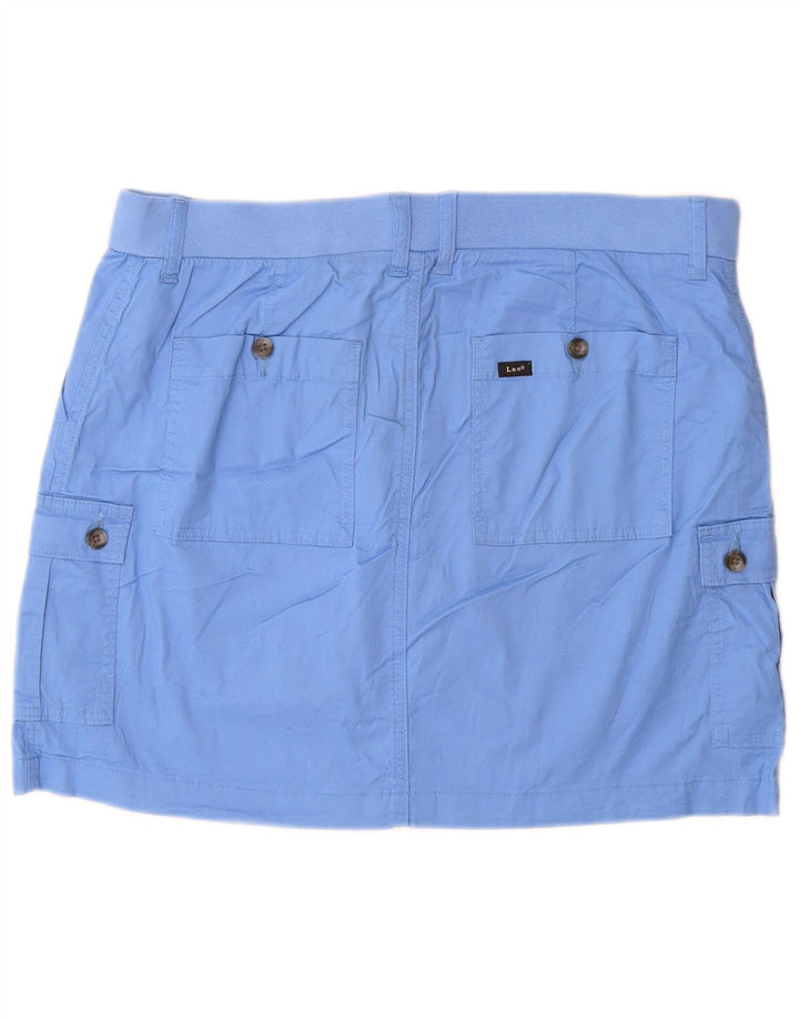 Lee Γυναικεία Mini Cargo Φούστα US 16 2XL W36 Μπλε Βαμβακερή