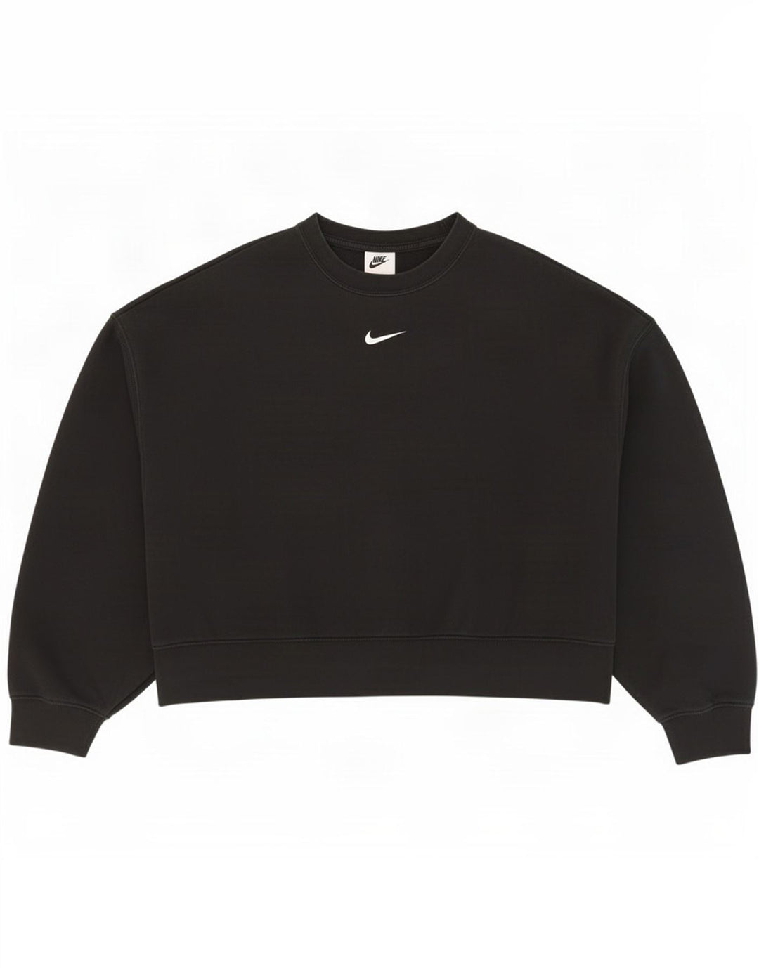 Γυναικείο φούτερ Nike υπερμεγέθη Jumper UK 10 Small μαύρο βαμβακερό