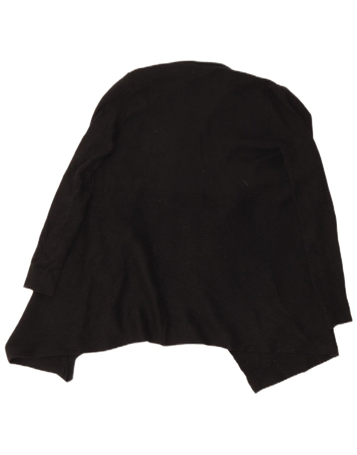 Zara Γυναικείο Ανοιχτό Ζακέτα UK 10 Small Black