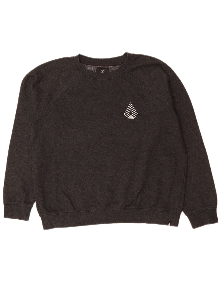 Γυναικεία φούτερ Volcom Jumper US 8 Μεσαίο γκρι βαμβακερό