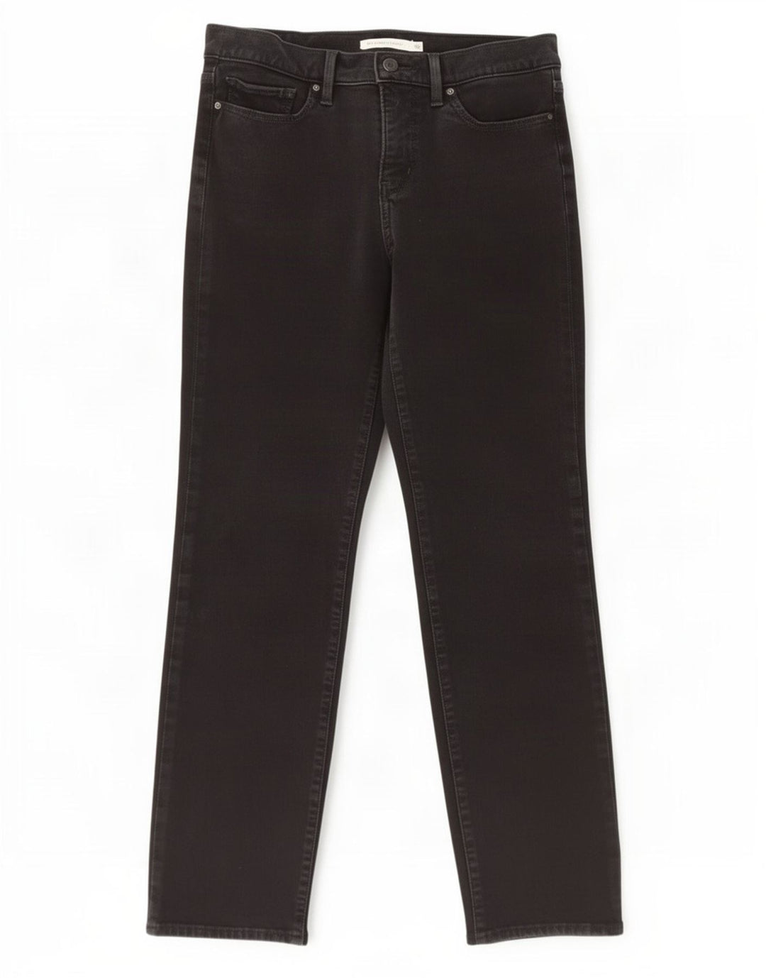 Levi's Womens 314 Shaping Straight Jeans W29 L28 Μαύρο