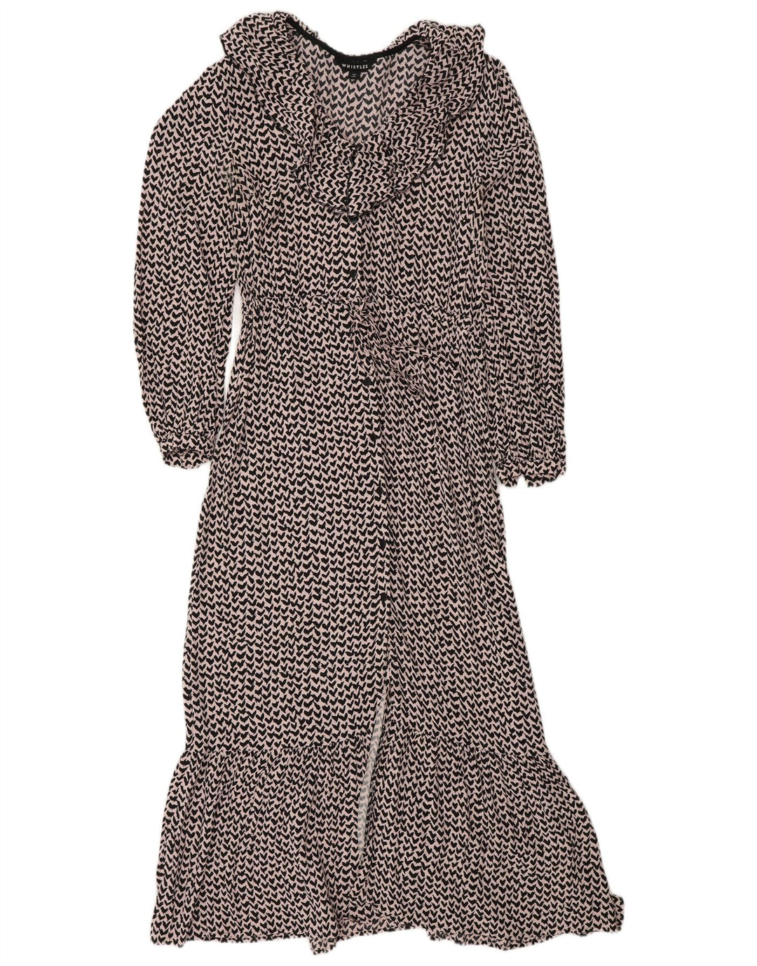Γυναικείο μάξι φόρεμα Whisper Abstract Pattern UK 10 Small Pink Viscose