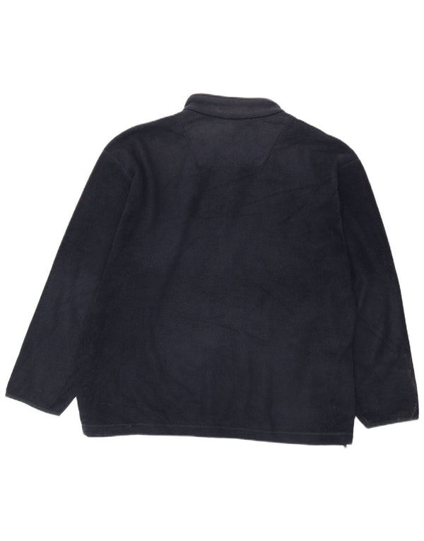 Marks & Spencer Ανδρικό Fleece Jacket UK 42 XL Navy Blue Polyester