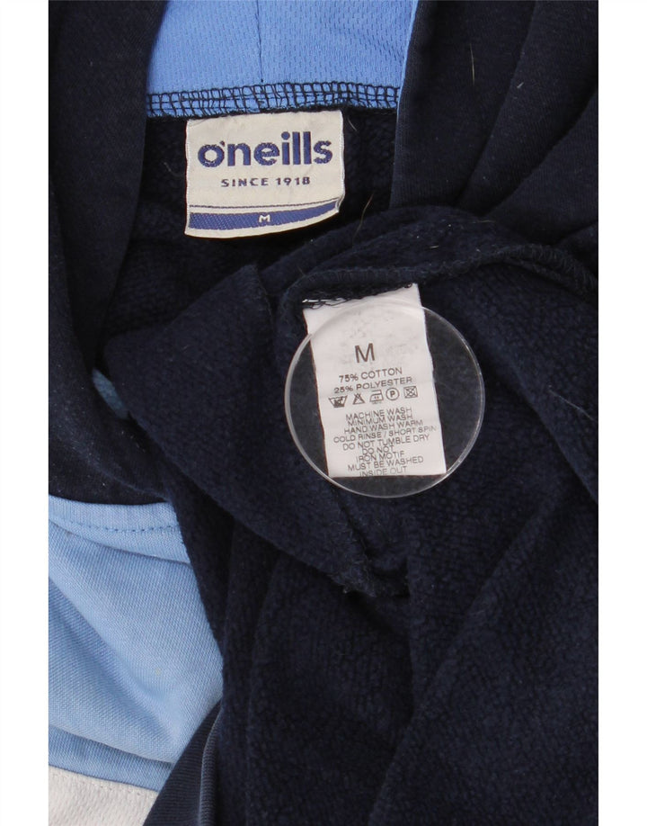 O'Neills Γυναικείο Hoodie Jumper UK 14 Medium Navy Blue Colourblock