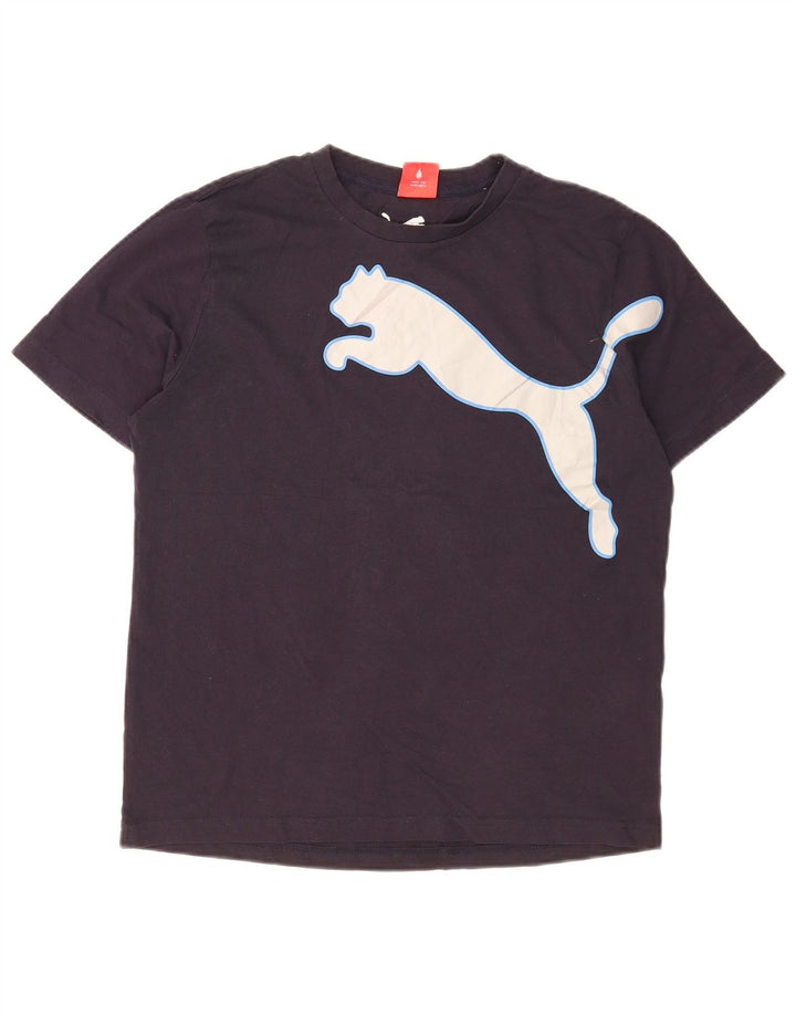 Ανδρικό γραφικό μπλουζάκι Puma Top Medium Navy Blue