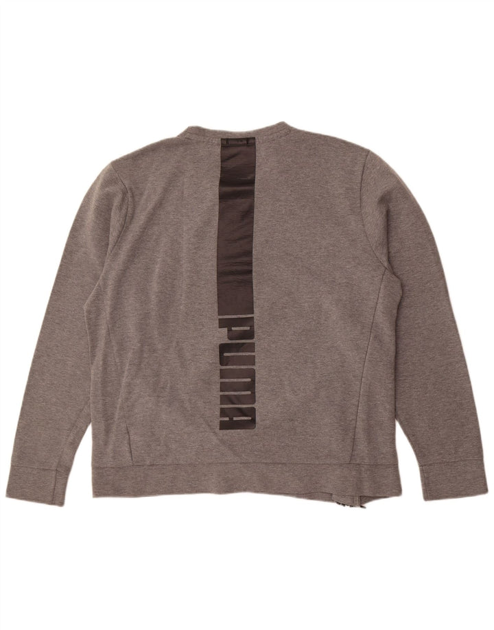 Ανδρικό γραφικό φούτερ Puma Jumper XL Γκρι βαμβακερό