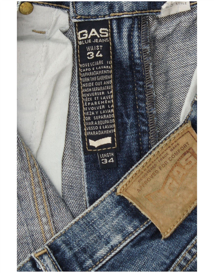 Ανδρικό τζιν Bootcut Gas W34 L34 Μπλε βαμβακερό