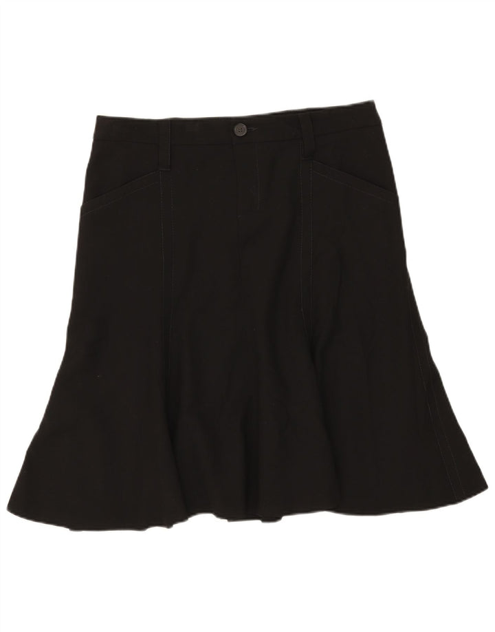 Zara Γυναικεία φούστα A-Line EU 42 Large W32 Black Rayon