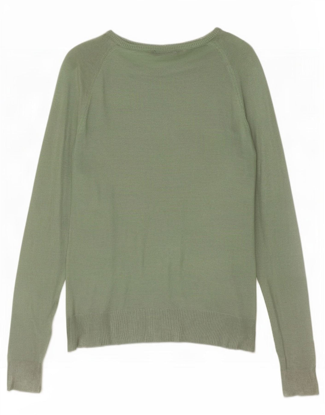 Zara Γυναικείο πουλόβερ με λαιμόκαυστο UK 14 Medium Green