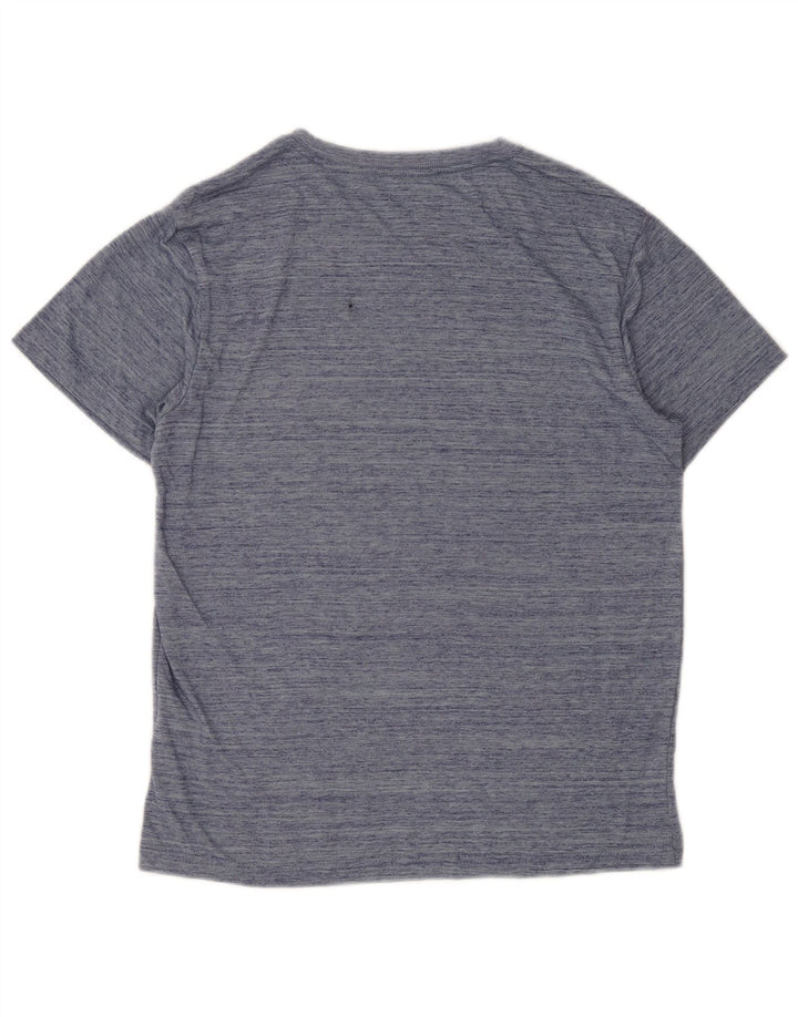 Ανδρικό γραφικό T-Shirt Hurley Top Small Navy Blue Flecked Polyester