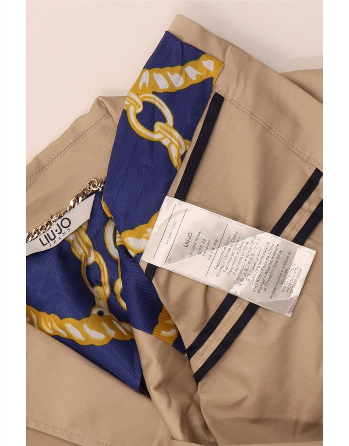 Liu Jo Γυναικείο Μπουφάν Blazer με 2 Κουμπιά IT 42 Βαμβακερό μεσαίο μπεζ