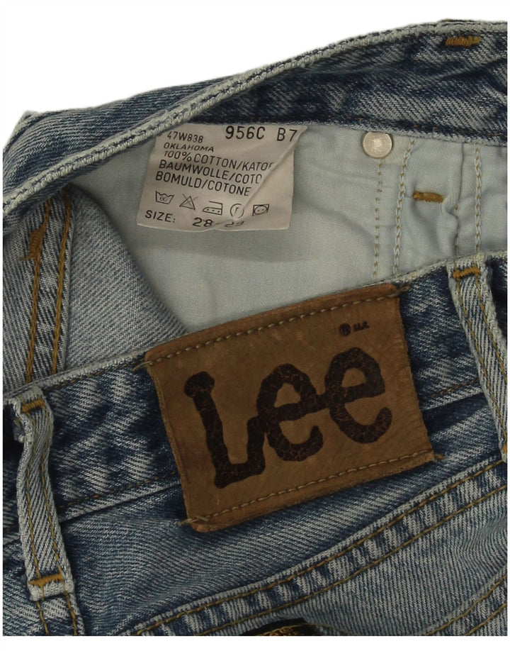 Lee Womens Oklahoma Tapered Jeans W28 L29 Blue Cotton
