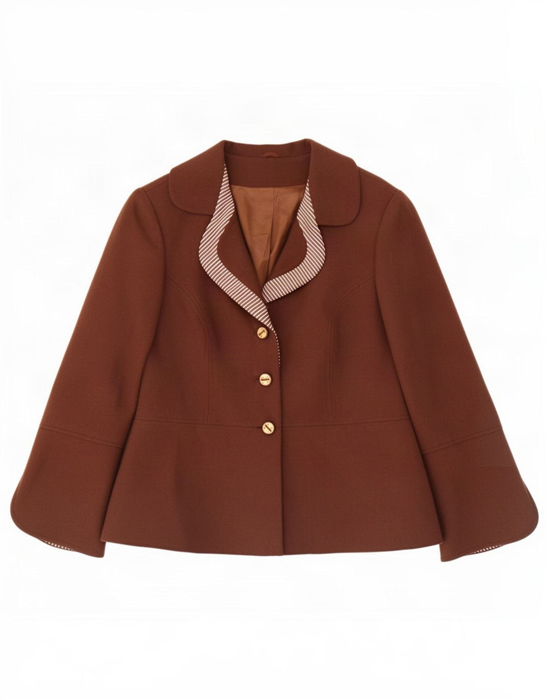 Vintage Γυναικείο Μπουφάν Blazer IT 50 XL Καφέ