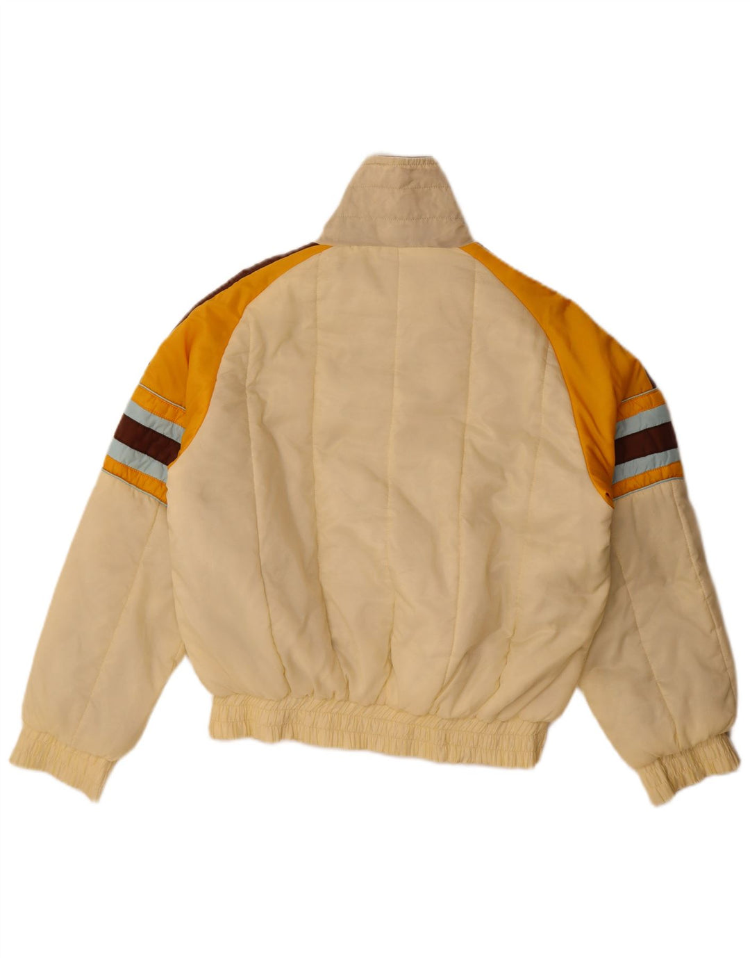 Vintage ανδρικό μπουφάν με επένδυση UK 40 Large Beige Colourblock Nylon