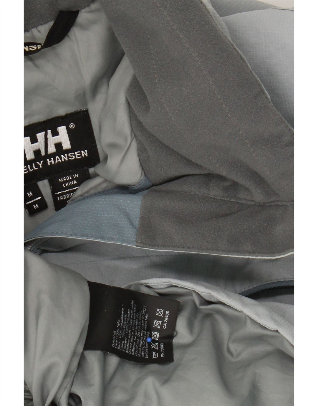 HELLY HANSEN Γυναικείο μπουφάν με κουκούλα αντιανεμικό UK 14 Medium Blue Nylon