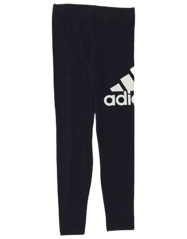 Adidas Girls Graphic κολάν 14-15 ετών Navy Blue Cotton