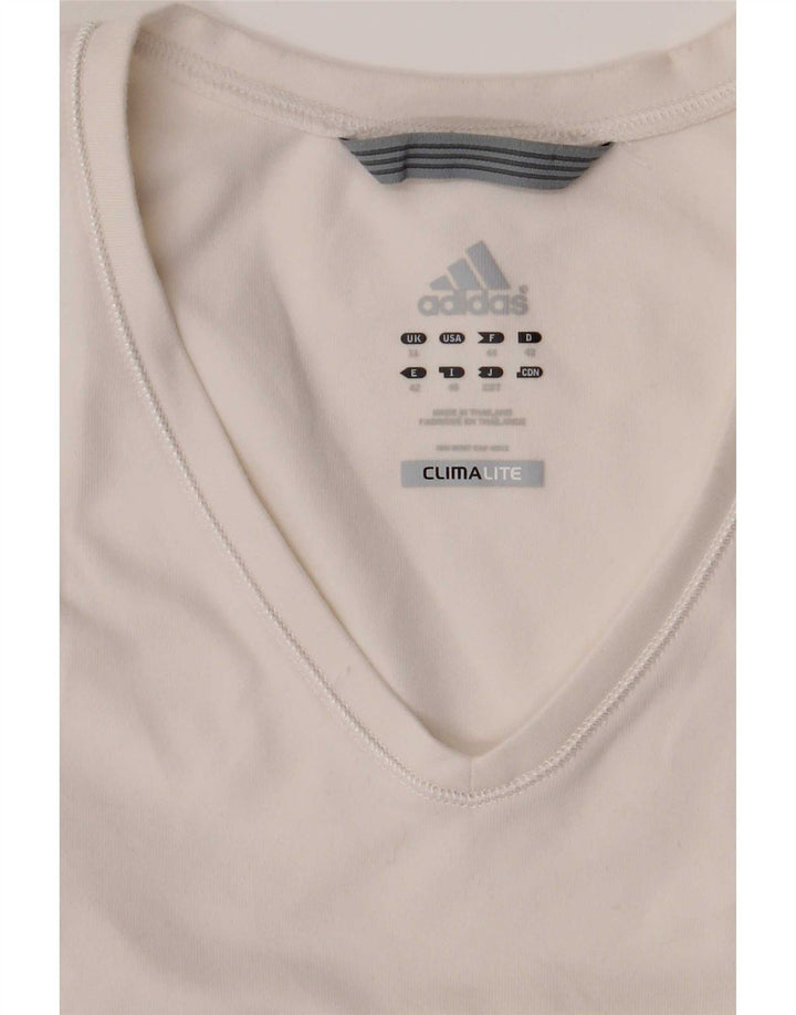 Adidas Γυναικείο γιλέκο Climalite Top UK 12 Medium White