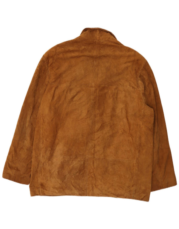 Ανδρικό Suede Jacket Conbipel IT 52 Large Beige Leather