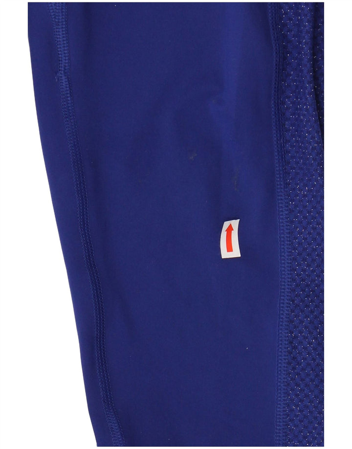 Γυναικεία γραφικά κολάν NIKE UK 12 Medium Blue Polyester