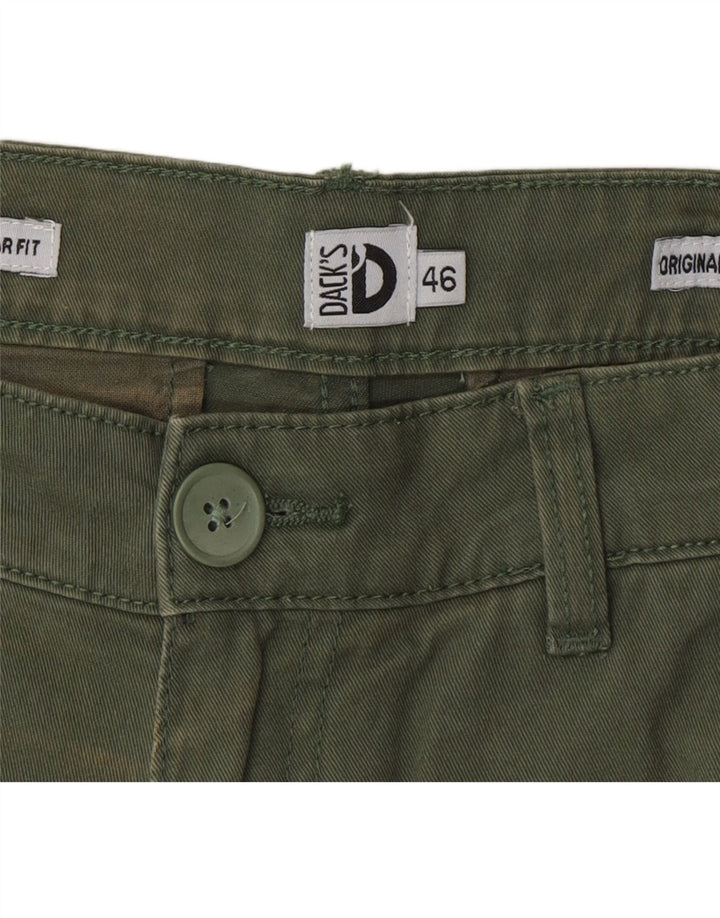 Dack's ανδρικό σορτς Chino με κανονική εφαρμογή IT 46 Small W30 πράσινο βαμβακερό