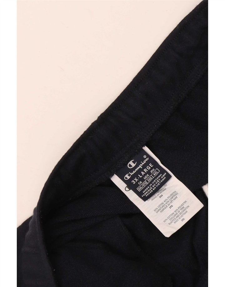 Champion Ανδρική κανονική φόρμα παντελόνι 3XL Navy Blue Cotton