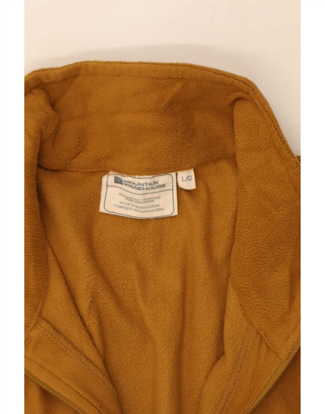Mountain Warehouse Ανδρικό φερμουάρ Fleece Jumper Μεγάλο καφέ πολυεστέρας
