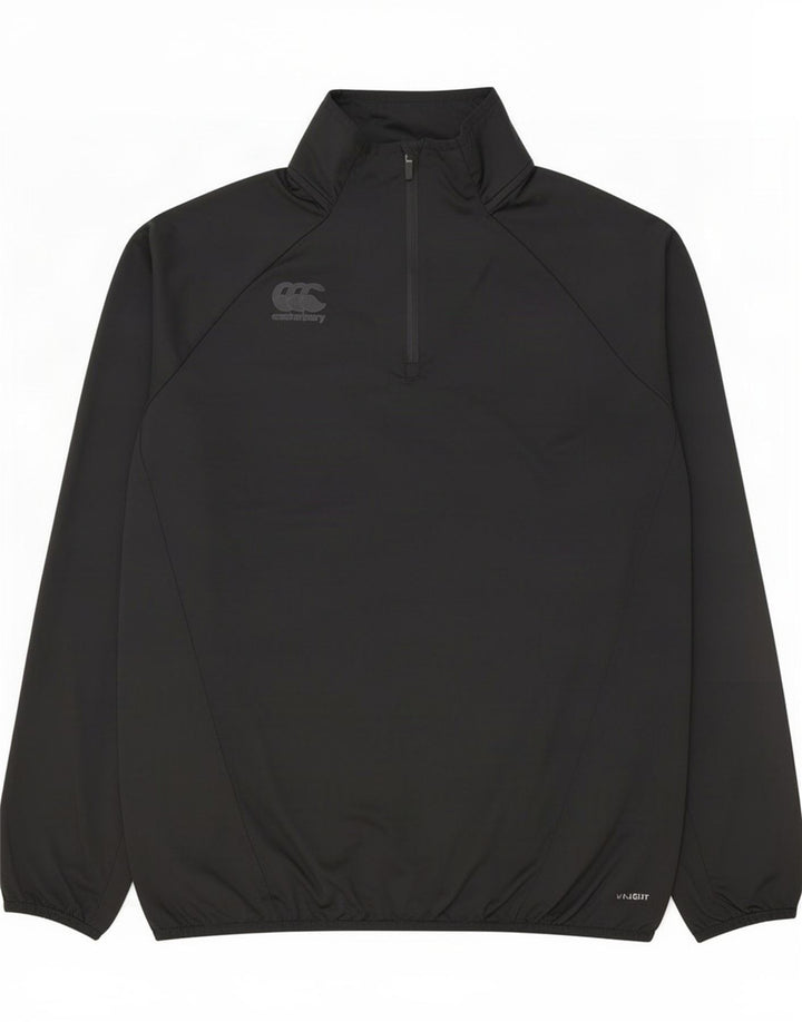 Canterbury Ανδρική φόρμα πουλόβερ με φερμουάρ Top XL Μαύρο Πολυεστέρας