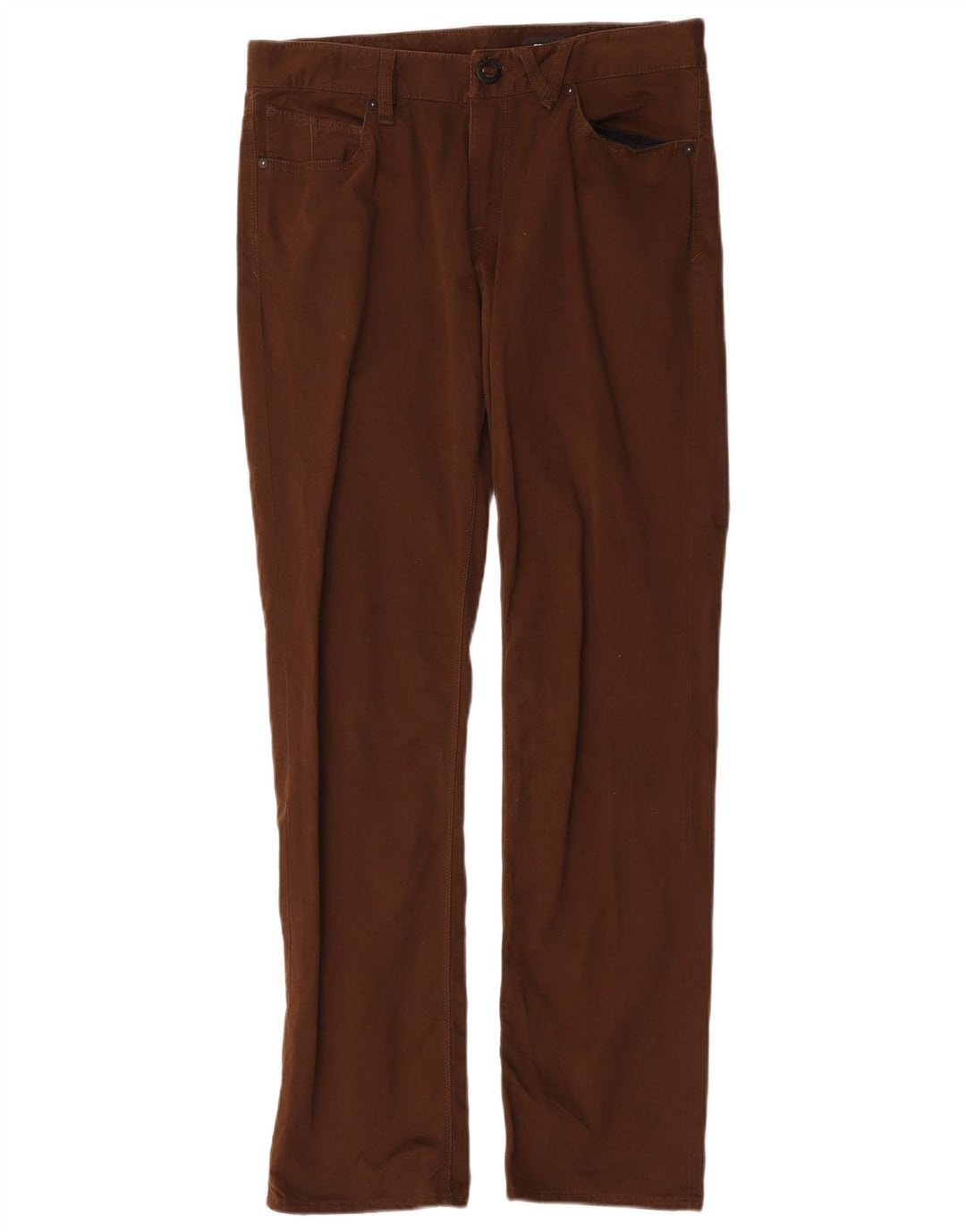 Ανδρικό παντελόνι Volcom Solver ίσιο casual W30 L31 Καφέ βαμβακερό