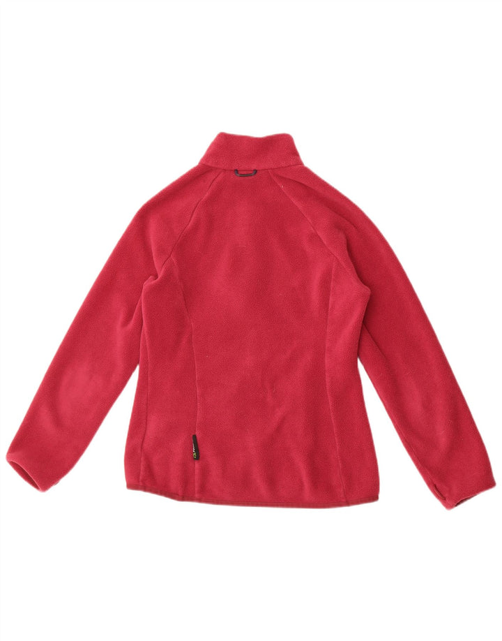 Jack Wolfskin γυναικείο φλις μπουφάν UK 10 Small Pink Polyester