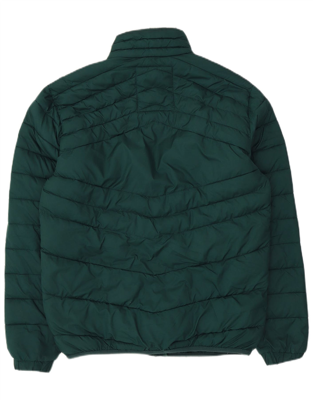 JACK & JONES Ανδρικό μπουφάν με επένδυση UK 38 Μεσαίου πράσινου πολυεστέρα