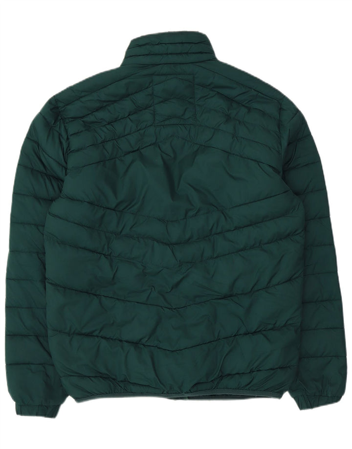JACK & JONES Ανδρικό μπουφάν με επένδυση UK 38 Μεσαίου πράσινου πολυεστέρα