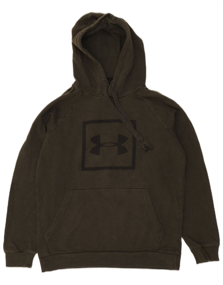 Under Armour Mens Graphic Hoodie Jumper Μικρό Χακί