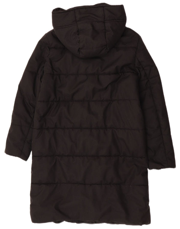 Crew Clothing Γυναικεία παλτό με κανονική εφαρμογή με κουκούλα UK 14 Μεσαίο μαύρο