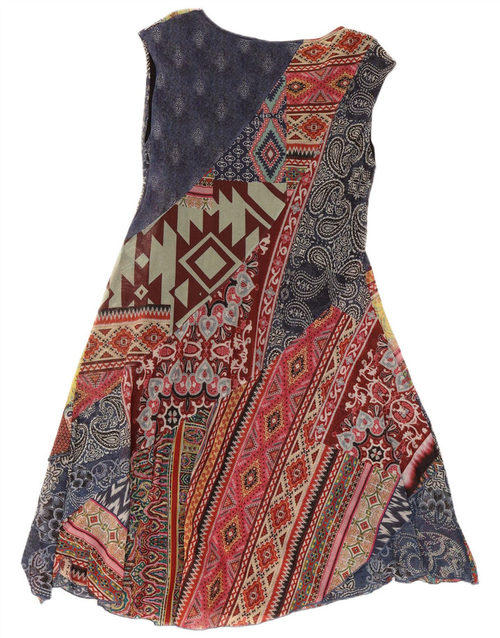 Γυναικείο Desigual Graphic A-Line φόρεμα UK 20 2XL πολύχρωμο συνονθύλευμα