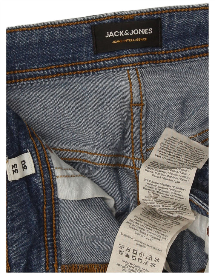 Jack & Jones Ανδρικό Slim Jeans W33 L30 Blue Cotton