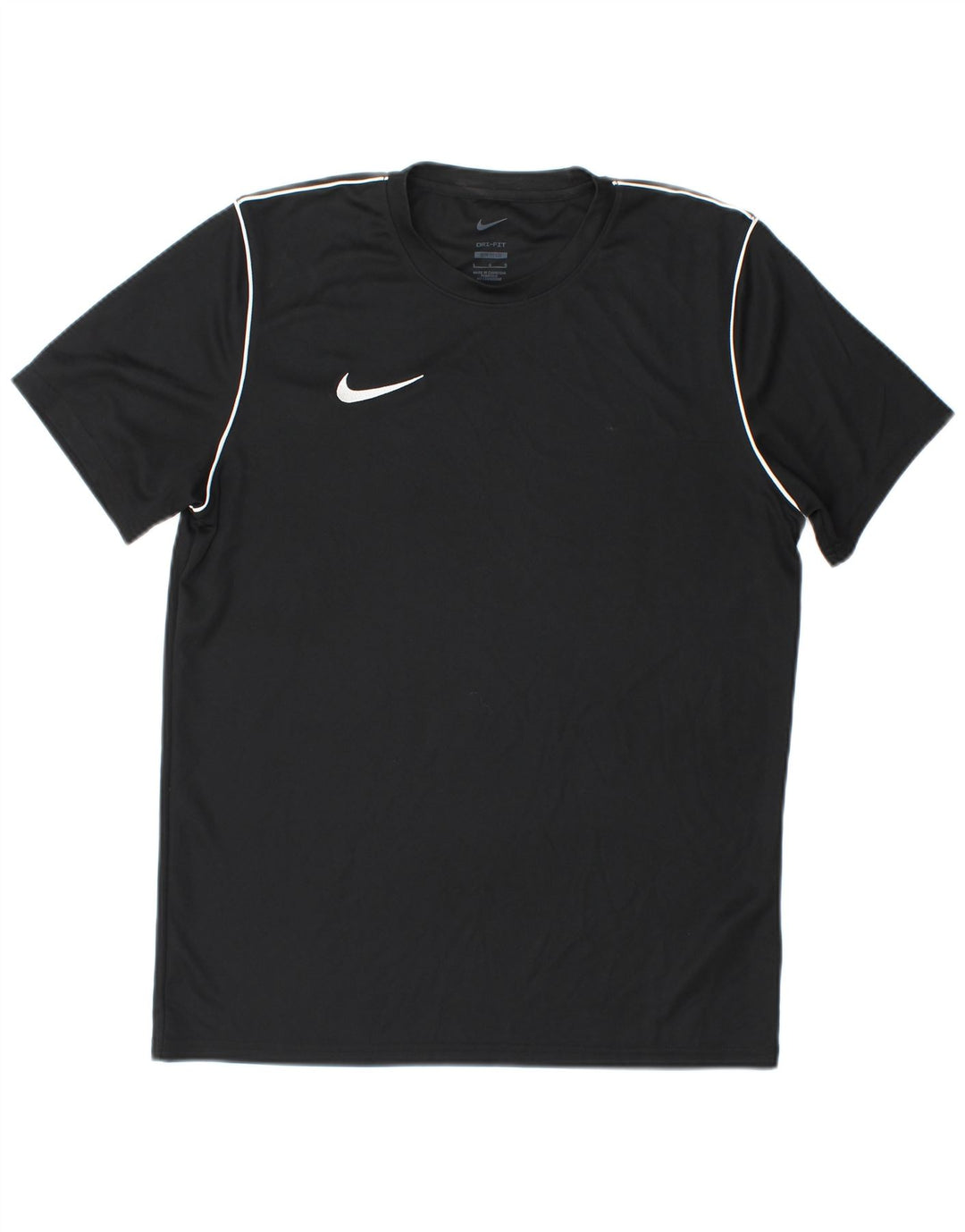 Ανδρικό T-shirt Nike Dri Fit Slim Fit Top μεγάλο μαύρο πολυεστέρα