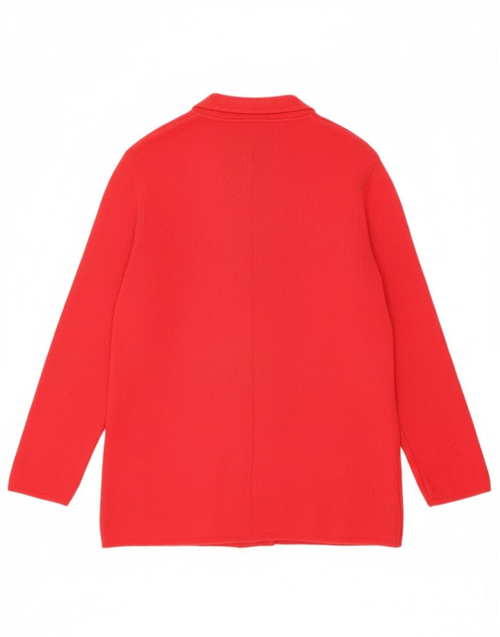 Vintage γυναικείο σακάκι σακάκι με διπλό στήθος UK 16 μεγάλο κόκκινο